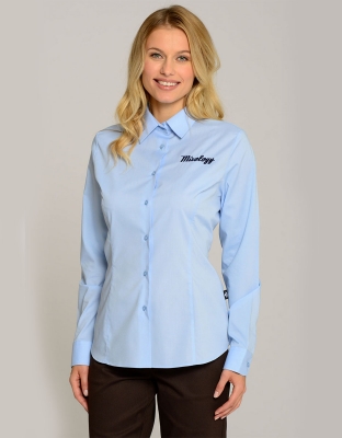 Bluse Miami Langarm Bügelfrei