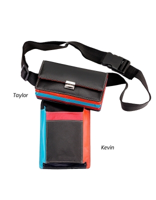 Börsenköcher Kevin Multicolor mit Gürtel