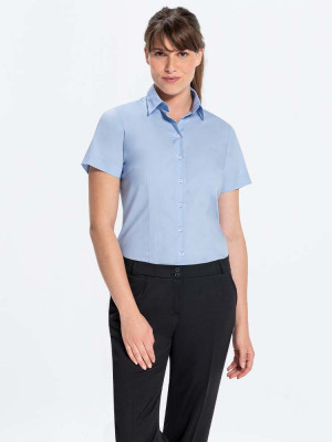 Bluse Karo Kurzarm