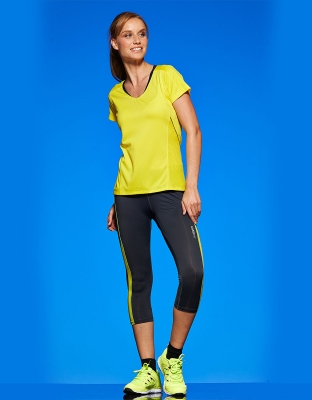 Damen 3/4 Laufhose