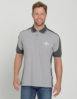 Herren Performance Poloshirt Contrast
