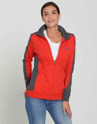 Damen Performance Sweatjacke Contrast