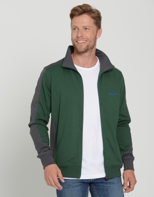 Herren Performance Sweatjacke Contrast
