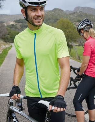 Herren Radtrikot Full Zip