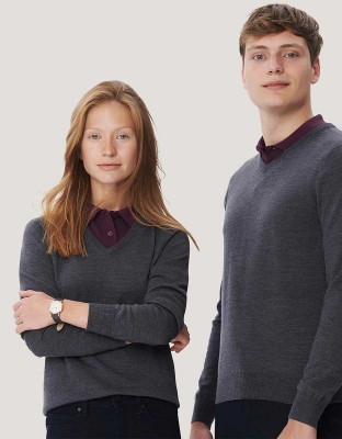 Damen V-Pullover