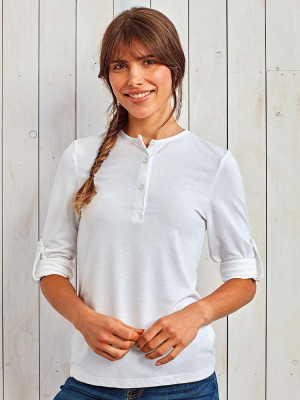 Damen Shirt Henley