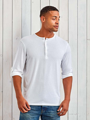 Herren Shirt Henley
