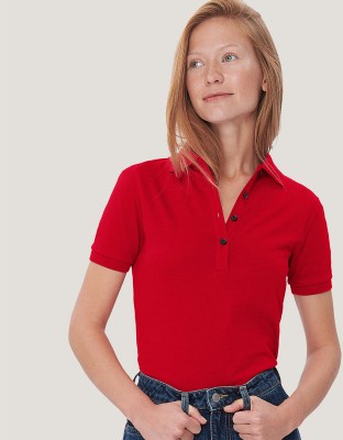 Damen Poloshirt Cotton-Tec