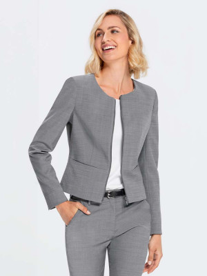 Damen Kurzblazer Modern with 37.5 Slim Fit