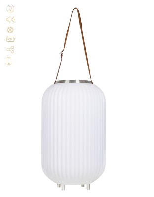 Lifestyle Box Lampion M | Bluetooth Lautsprecher, Weinkühler, LED Beleuchtung | Größe M