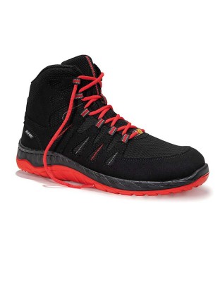 Elten Sicherheitsschuhe MADDOX black-red Mid ESD S3
