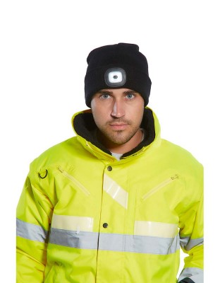Mütze mit wiederaufladbaren LED