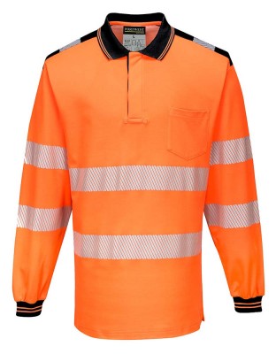 PW3 Warnschutz Polo-Shirt langarm