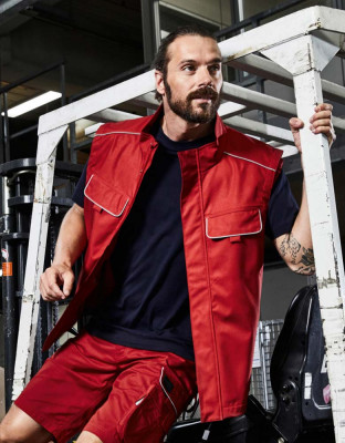 Workwear Softshell Weste leicht Solid