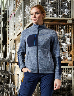 Damen Structure Fleece Jacke Essential