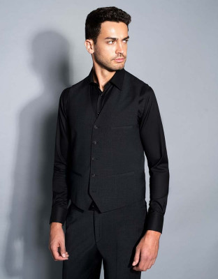 Daniel Hechter Herren Weste Tailored