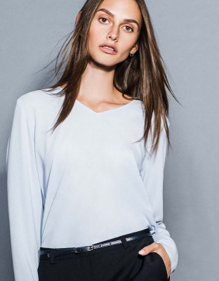 Daniel Hechter Damen Crêpe Shirt