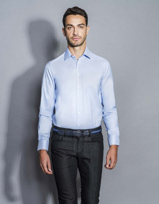 Daniel Hechter Herren Hemd Modern fit Kent Kragen