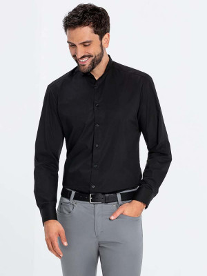 Hemd Stehkragen Herren Regular fit