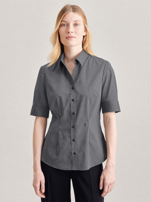 Seidensticker Damen Bluse Kurzarm