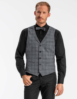 Herren Weste Glencheck