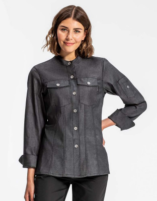Damen Kochjacke Jeans